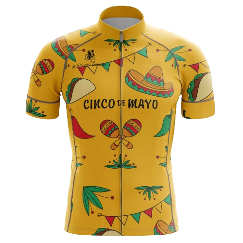 Maillot de Cyclisme pour Hommes Cinco de Mayo - 3TG