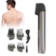 thumbnail image 1 of Recortador De Vello Corporal Para Hombres, Brazo Extensible, Afeitado En Seco Y Húmedo, Peluquero Corporal IPX6, Resistente Al Agua, Recargable Por USB, Kit De Aseo Personal Para, 1 of 7