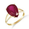 thumbnail image 2 of Galaxy Gold 14K Solid Yellow Gold 4.75 Carat Natural Ruby Ring - July Birthstone - Symbol of Passion & Vitality - Made in USA - Fine Jewelry for Women, 2 of 2