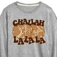 thumbnail image 3 of Instant Message - Hanukkah - Challah LaLaLa - Toddler & Youth Long Sleeve Graphic T-Shirt, 3 of 6
