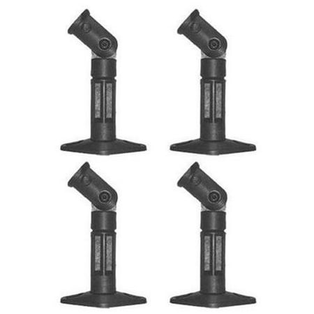 VideoSecu 4 Packs of Ceiling and Wall Speaker Mount Satellite Surround Sound Home Theater Brackets Black
