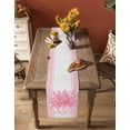 thumbnail image 4 of Table Runners 108 Inches Long Dress Scarves, Eucalyptus Pink Farmhouse Coffee/Dining/Kitchen Table Runner for Living Room, Stripes Bottle Flower Cactus Plant 13x108 Inch, 4 of 7