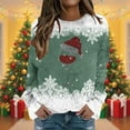 thumbnail image 2 of Fall Saving Talove Long Sleeve Shirts for Women Funny Graphic Sweatshirt Fall Fashion Must Haves Fall Fashion Clothes Winter Pullover Womens Tops Dressy Casual Plus Size Christmas Shirts, 2 of 4