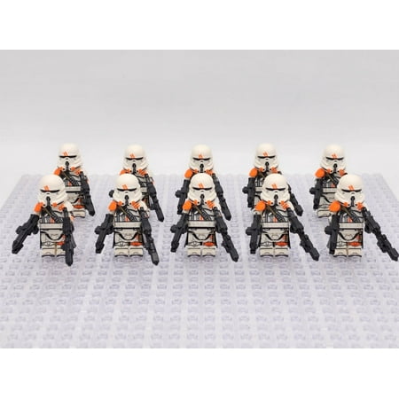 Star Wars Phase 2 212th AIrborne Clone Troopers Paratroopers Custom Minifigures