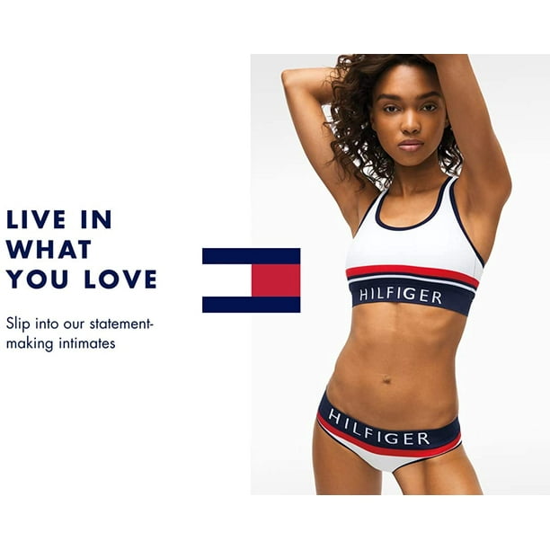 Tommy Hilfiger Mens Underwear Classic Hip Briefs 4 Pack Flag Logo Cotton New