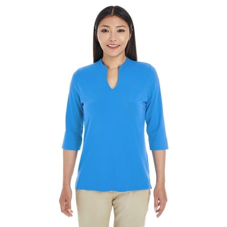 Devon & Jones Ladies' Perfect Fitâ„¢ Tailored Open Neckline Top