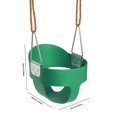 thumbnail image 2 of Bucket Swing for Toddler Seat High Back Full Bucket Toddler Swing Seat with Swing Chains Heavy Duty Rope Playground Outdoors Garden Play Fun Kids - Swing Set, 2 of 7