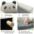 thumbnail image 6 of Gymax Kids Panda Sofa Wooden Armrest Chair Couch w/ Thick Cushion Beech Legs, 6 of 6