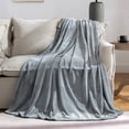 thumbnail image 3 of Knubmt Soft Fleece Blanket Plush Throw Blanket Warm Lightweight Blankets for Couch, Sofa, Bed, Office, 20x27 inch, 3 of 8