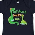 thumbnail image 4 of Inktastic My Aunt Loves Me Nephew Boys Baby Bodysuit, 4 of 5