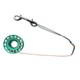 thumbnail image 1 of Aluminum Alloy Finger Reel Spool & 15m/30m Line, Double Dual End Clip for Scuba Diving Dive - Choose Reel Length Green, 1 of 8