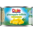 thumbnail image 2 of Dole Pineapple Tidbits in 100% Pineapple Juice, 8 oz Can, 2 of 2