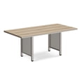 thumbnail image 4 of at Work 6'x 3' Conference Table Gray Laminate/Brushed Nickel Painted Steel Frame, 4 of 6
