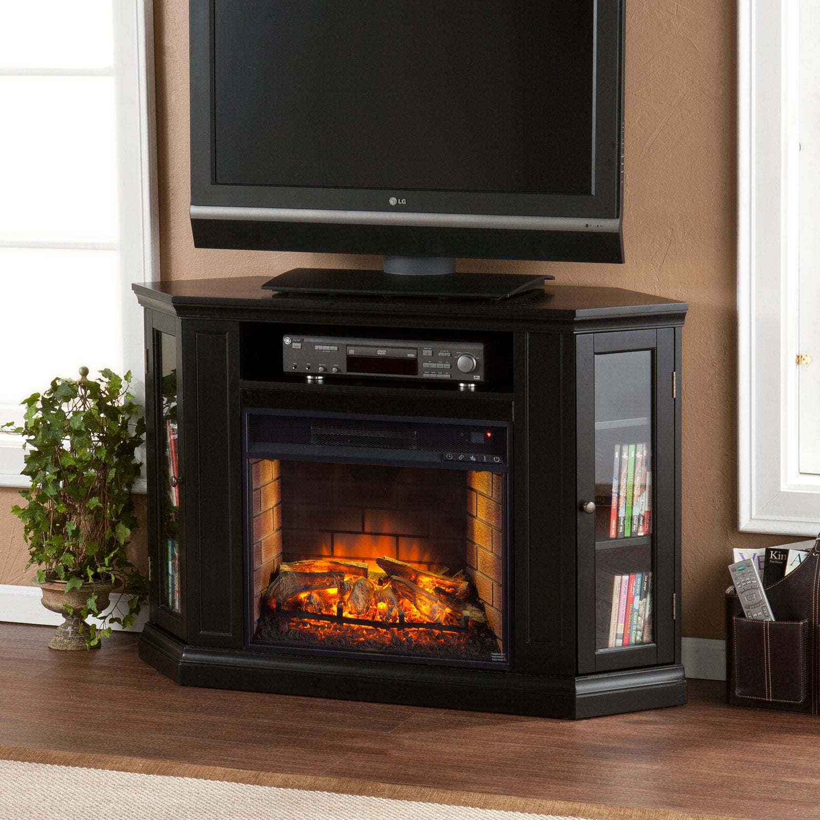 Southern Enterprises Claremont Convertible Media Infrared Fireplace Southern Enterprises Claremont Convertible Media Infrared Fireplace Com