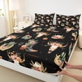 thumbnail image 3 of Feelyou Tribal Western Boot Twin Sheet Sets for Kids, Rustic Gothic Sheep Skull Twin Fitted Sheet, Cactus Botanical Flat Sheet, Breathable Home Decor, 3-Piece, 3 of 7