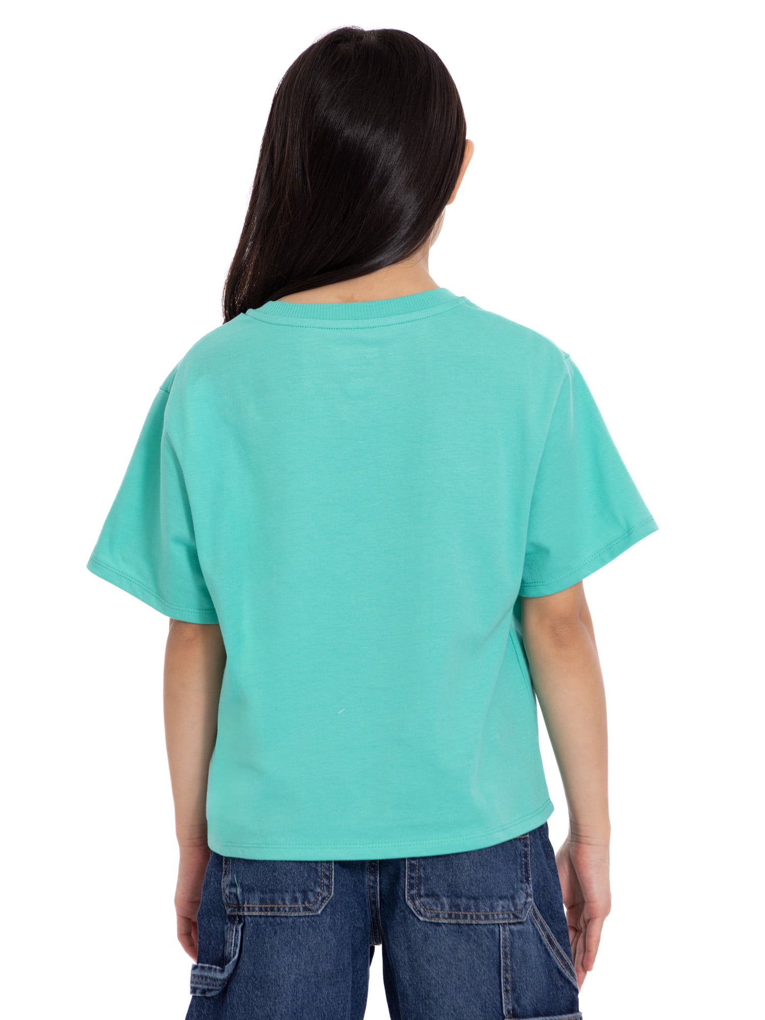 Hello Kitty Girl's Short Sleeve Graphic Embellished Crewneck T-Shirt, Sizes 4-16