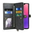 thumbnail image 4 of Wallet Case Compatible with  13 Mini  2 in 1 Wallet Protective Flip Cover with Detachable Magnetic Wallet  PU Leather Wallet with Lanyard  12 Card Slots, 4 of 12