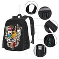 thumbnail image 4 of Adventure Time Fashion Backpack Rucksack Casual Daypack School Bag Unisex Computer Bag Bookbags Multi-Purpose Laptop Backpack, 4 of 8