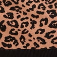 thumbnail image 4 of BCX Womens Black Animal Print Long Sleeve Cowl Neck Short Shift Dress M, 4 of 4
