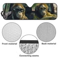 thumbnail image 6 of XYZCANDO Gorilla Windshield Sun Shade Blocks UV Rays Sun Visor Protector for 2007-2018 Jeep Wrangler JK JKU & 1997-2006 Jeep Wrangler TJ LJ Windshied Sunshade Block UV Rays, 6 of 7