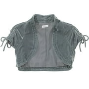 No Boundaries - Juniors Velvet Shrug