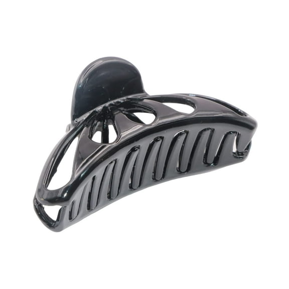 Parcelona French Rain Drop Small 2 3/4" Celluloid Jaw Hair Claw for Women