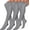 Gray, variant on Thigh High Compression Socks for Women and Men Circulation(3 Pairs) Over the Knee-Best Support for Running,Travel