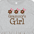 thumbnail image 4 of Inktastic Grammy's Girl Daisies Girls Toddler Dress, 4 of 5