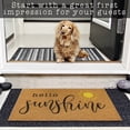 thumbnail image 3 of CaiYueKe Hello Sunshine Doormat 30x17 Inch Outdoor Summer Welcome Doormat Hello Sunshine Rug Front Door Rug for Home Indoor Holiday Decoration, 3 of 6