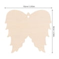 thumbnail image 2 of unbranded 1 Set of Hanging Wing Wooden Chips Blank Graffiti Wooden Slices Party Supplies, 2 of 8