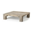 thumbnail image 1 of homeroots Salon 376292 Carré Récupéré Table Basse en Bois Massif, 1 of 1