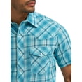 thumbnail image 2 of Wrangler® Men's and Big Men's Regular Fit Short Sleeve Western Shirt, Sizes S-5XL, 2 of 4