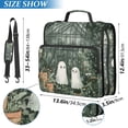 thumbnail image 2 of FORMRS Zipper Binder with Shoulder Strap 2-inch Ring 500 Sheet Capacity File Bag, Cute Ghosts Playing, 2 of 5