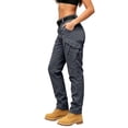 thumbnail image 2 of Risckoth Women's Cargo Pants with Multi-Pockets, Belt Included Stretch Outdoor Hiking Trousers M-5XL, 2 of 7