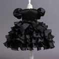 thumbnail image 2 of Little Girls Ruffles Dress Short Sleeve Sequins Princess Birthday Dress w/Headband, 2 of 4
