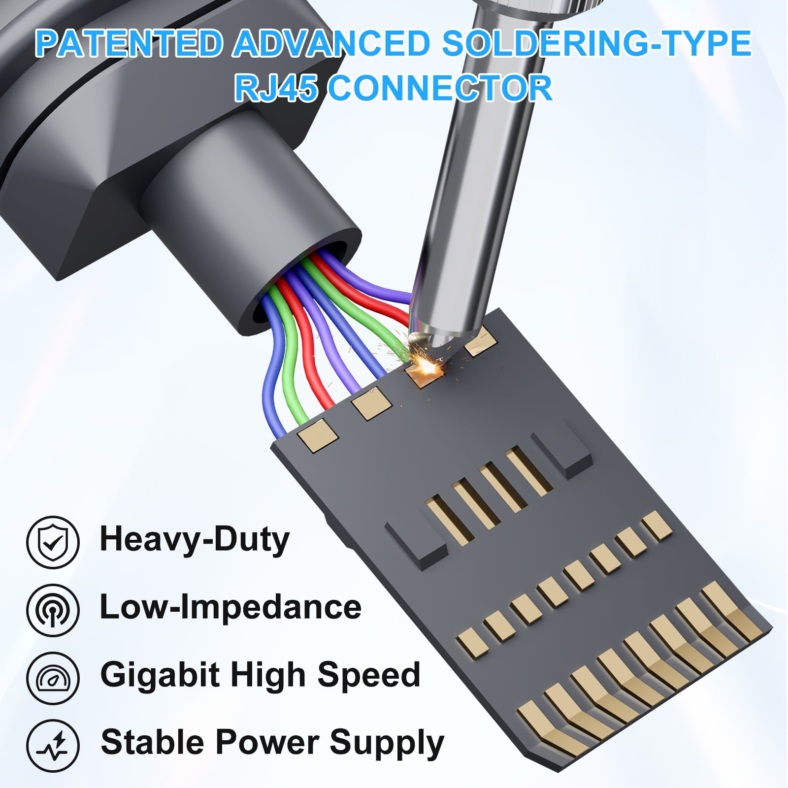 Starlink Cable Gen 3, 75FT/ 23M Replacement Standard V3 Cable Waterpoof Starlink Ethernet Cable Gen 3