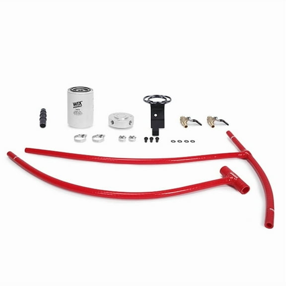 Mishimoto MMCFK-F2D-03RD Coolant Filter Kit, Compatible with Ford Powerstroke 6.0L, 2003-2007, Red