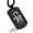 Black, variant on Stainless Steel Mythical Hydra Head Dog Tag Pendant Necklace