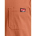thumbnail image 6 of Wrangler Workwear Men's Short Sleeve Heavyweight Pocket Crew Work Shirt, size S-2XLT, 6 of 8