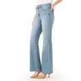 thumbnail image 2 of Jordache Women's High Rise Flare Jeans, Available in 27", 30", 32" Inseams, 2 of 4