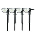 thumbnail image 1 of Irfora 4PCS Foco solar LED Ajustable 2 en 1 Luces de estaca de paisaje Luz de pared Luces impermeables al aire libre para patio Pasarela Lámpara de decoración de patio Blanco cálido y blanco Irfora Trajes de lámpara al aire libre, 1 of 7