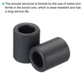 thumbnail image 4 of Unique Bargains Ferrite Toroid Core, Toroid Core 0.5' ODx0.3' IDx0.6' H, Black 10 Pack, 4 of 5