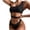 00 # Black, variant on REORIAFEE Retro Swimsuit for Women Vintage Swimsuit Hollow Out Bikini One Piece Swimwear Beachwear Set Black L