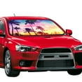 thumbnail image 2 of Disketp Windshield Sun Shade, Car Sun Shade For Front Window Tropical Palm Tree At Sunset Sunshades Sun Visor Protector Blocks Uv Rays Foldable, 2 of 9