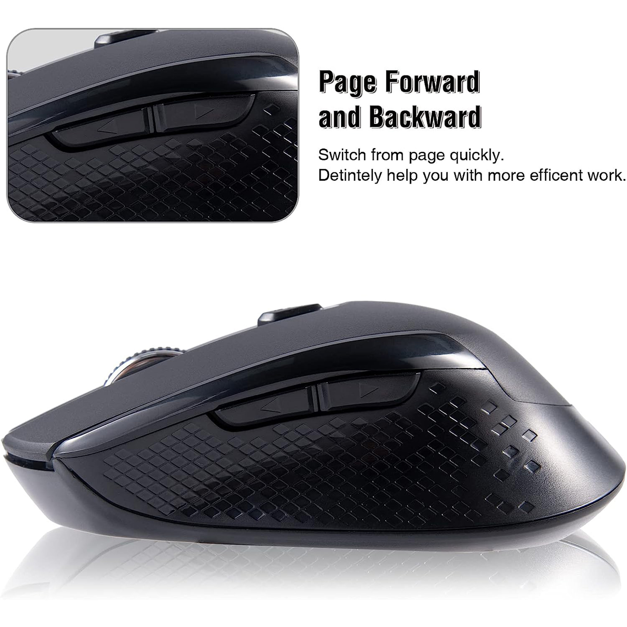 RaceGT USB-C Wireless Silent Mouse 6-Button Portable photo 8