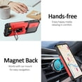 thumbnail image 6 of for Samsung S21 Case with Sliding Camera Cover Heavy Duty Protective Galaxy S21 Case with Card Holder Magnetic Kickstand Case for Samsung S21 5G 6.2 inch(Red), 6 of 13