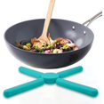 thumbnail image 4 of 2 salvamanteles plegables de silicona con forma de cruz, manteles individuales con aislamiento térmico, soportes para ollas, rejillas de secado/posavasos para tazas, ollas, vajillas y platos, 4 of 5