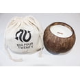 thumbnail image 2 of Natural Coconut Candle With Wood Burning Wick - Lasts 40 Hours - Natural Coconut Scent, 2 of 4