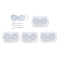 thumbnail image 4 of Caja de almacenamiento portátil para lentes de contacto, contenedor de 2-4 paquetes, 5 uds. 2 piezas, 4 of 10