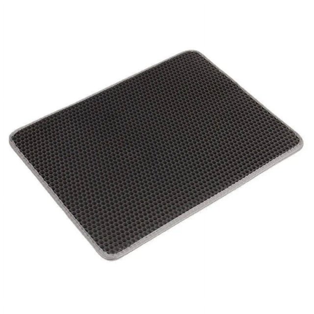 Waterproof Pet Cat Litter Mat Double Layer Pet Litter Box Mat Non-slip Cat Pad Washable Bed Mat Clean Pad Pet Products